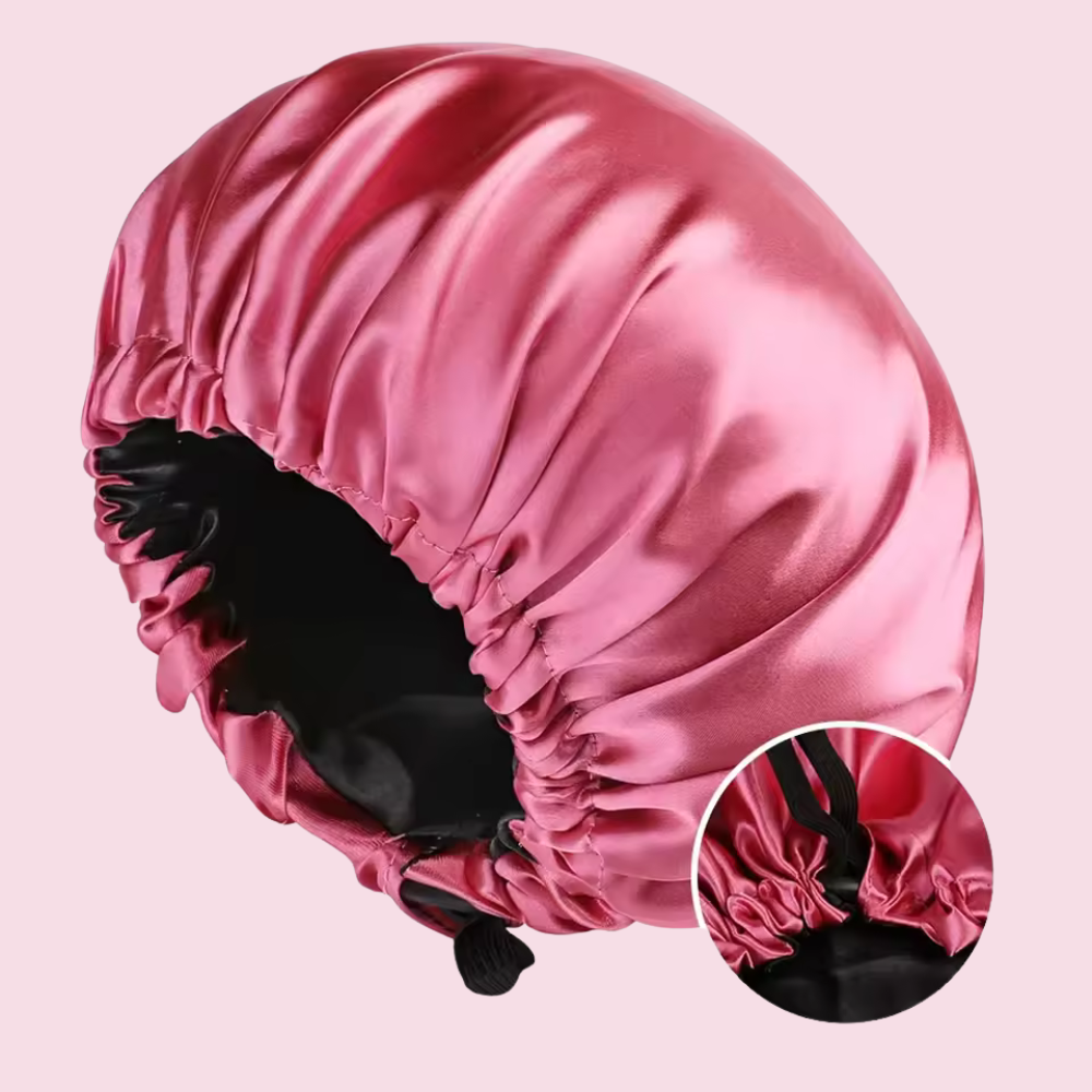 Bonnet de nuit en Satin Double couche