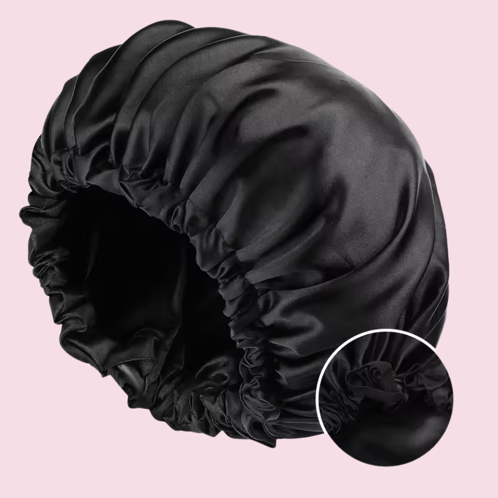 Bonnet de nuit en Satin Double couche